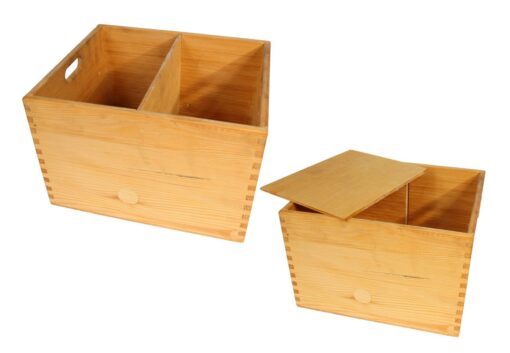 Abbildung: Lagerbox/Schubladeneinsatz Holz gebraucht 33 x 28 x 22