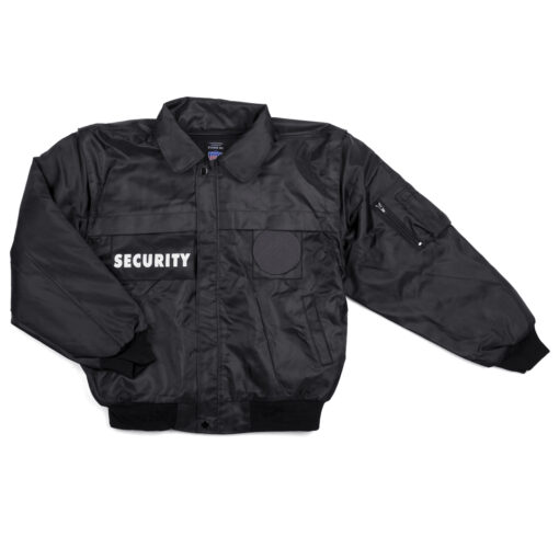 Abbildung: Security Jacke mit abnehmbaren Ärmeln schwarz
