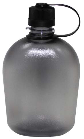 Abbildung: MFH US Feldflasche GENII schwarz transparent 1 L