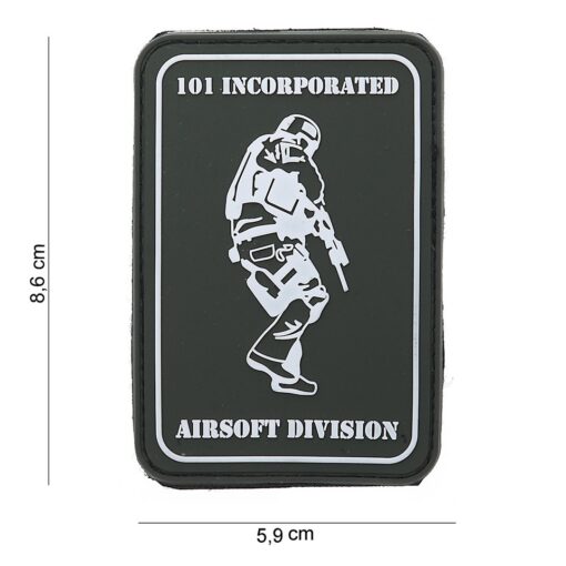 Abbildung: PVC Patch No.12040 101 INC Airsoft Division 8,6 x 5,9