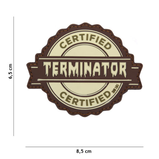 Abbildung: Klett Patch 3D PVC No.17071 Terminator coyote 6,5 x 8,5