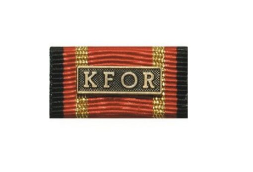Abbildung: Ordensspange KFOR bronze