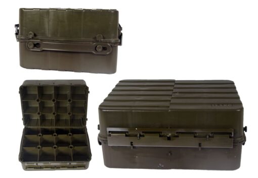 Abbildung: NATO Transportkiste Munitionskiste oliv gebraucht 42,5 x 31,5 x 19,5