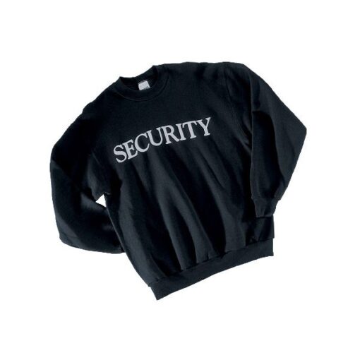 Abbildung: Sweatshirt SECURITY schwarz Restposten